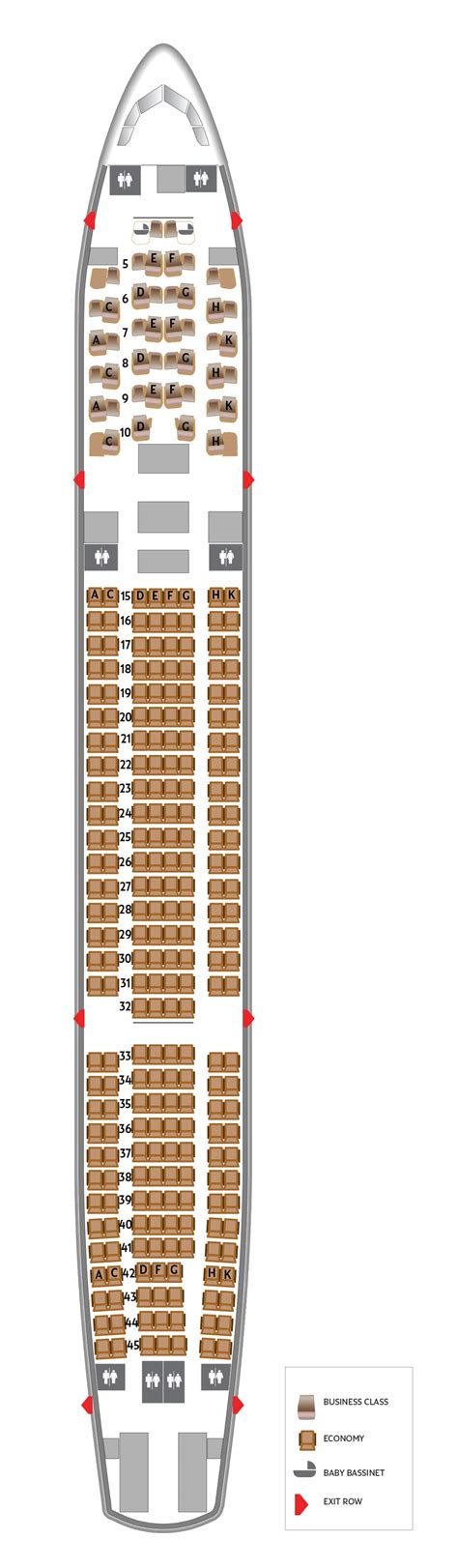 Etihad Airways (EY) aircraft fleet 2024 seat maps.